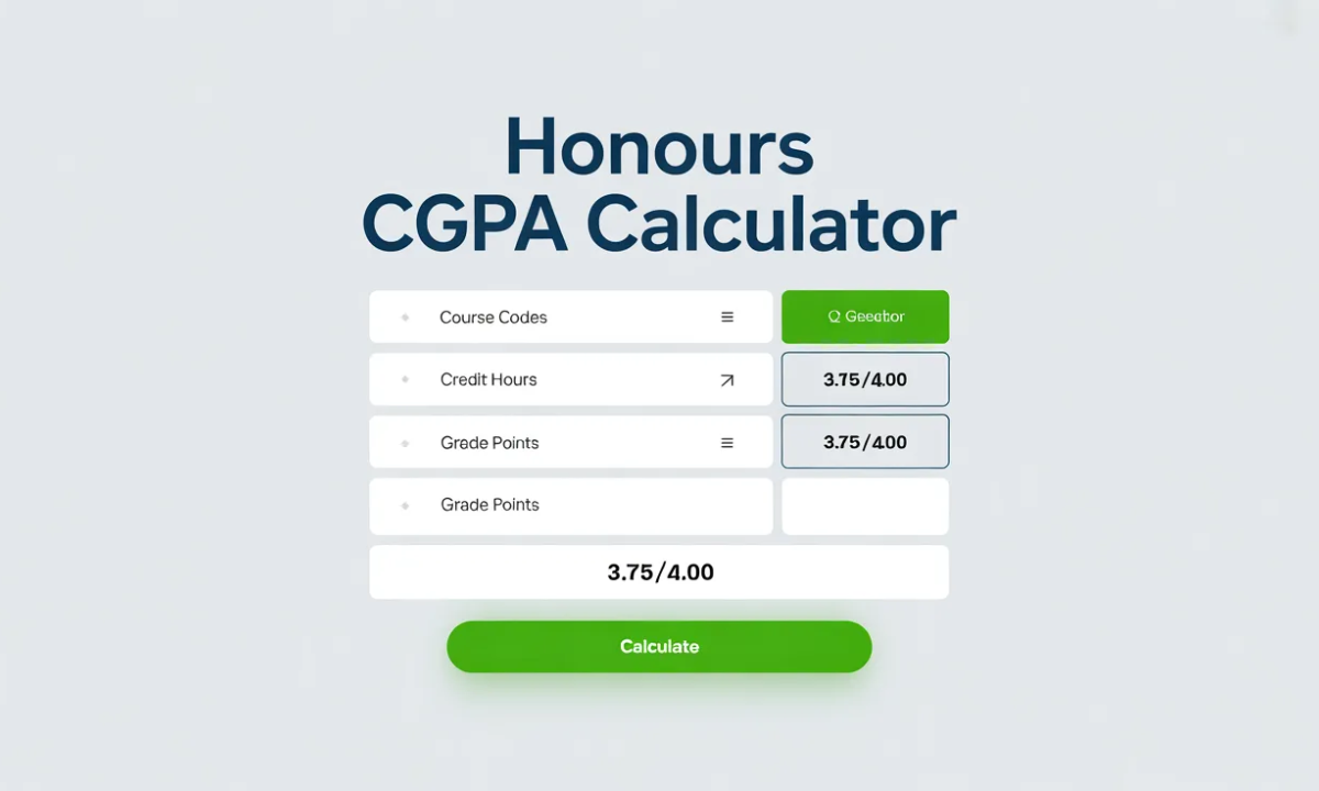 Honours CGPA Calculator